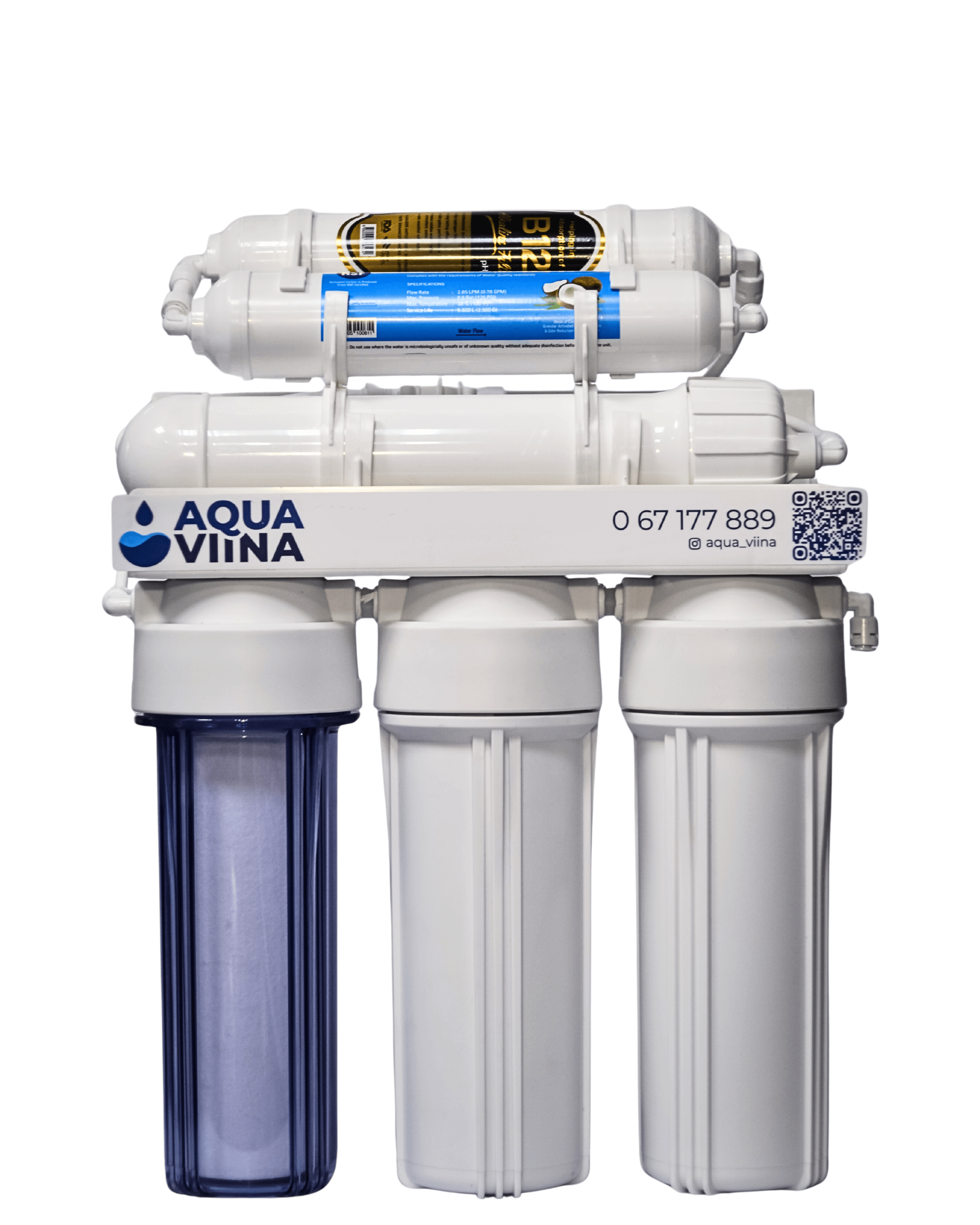 Система обратного осмоса AQUA VIINA без насоса, 6 ступеней, с баком