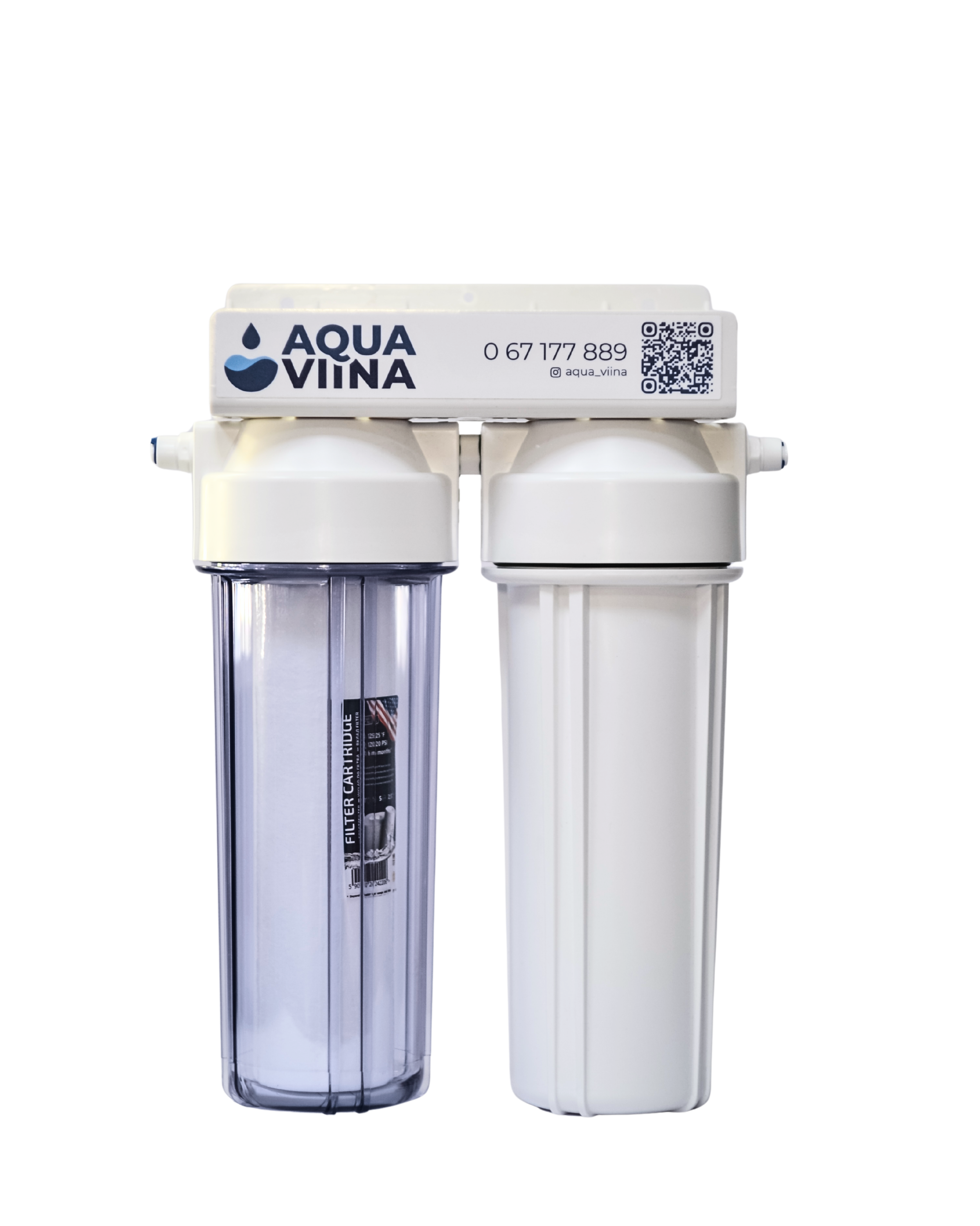 Проточный фильтр под мойку, 2 ступени очистки