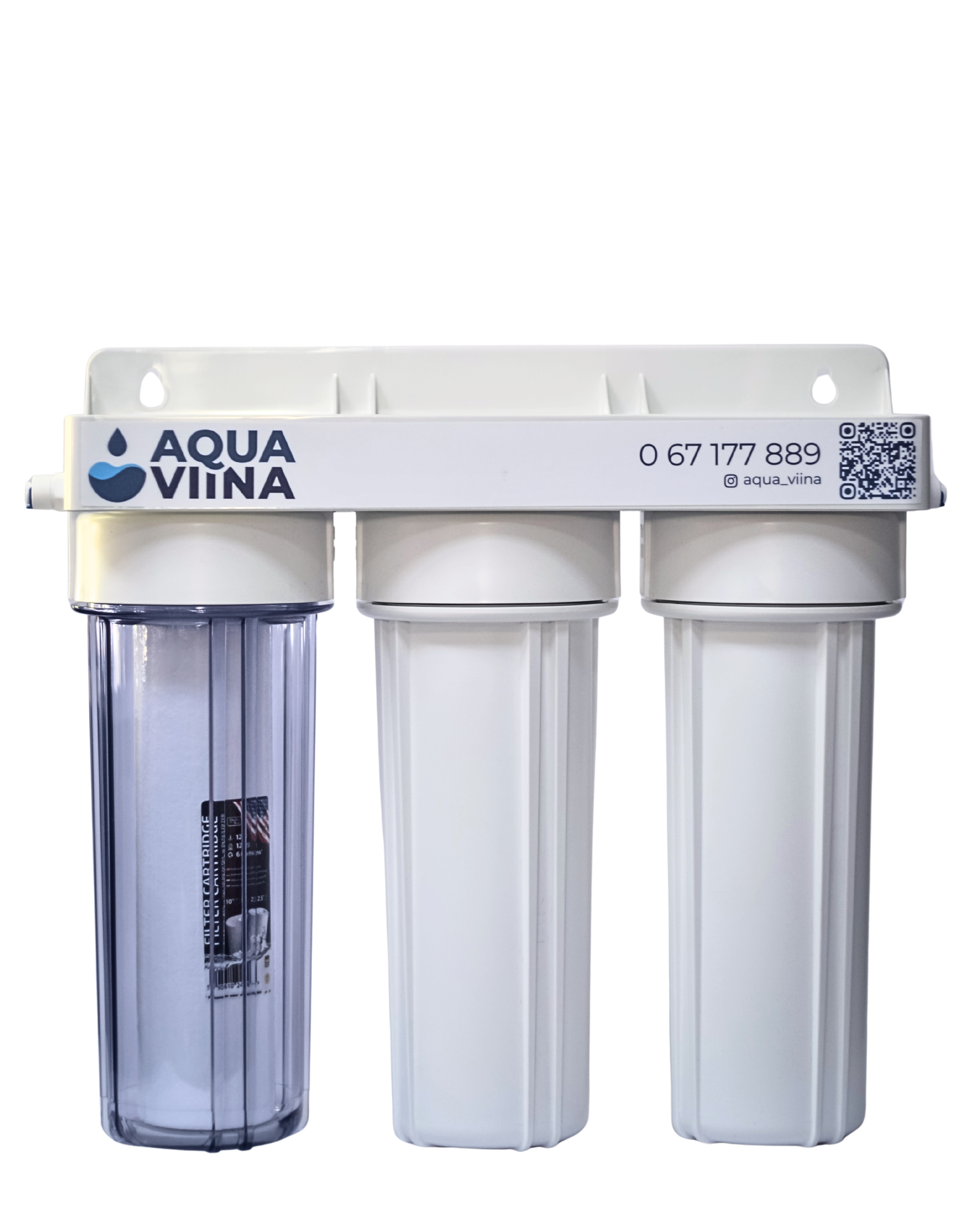 Проточный фильтр под мойку, 3 ступени очистки