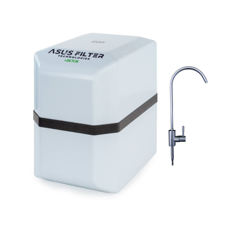 Система обратного осмоса 80 GPD — ASUS FILTER БЕЗ НАСОСА